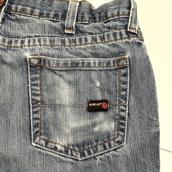 Ariat M4 FR Work Jeans Men's 36 X 32 Low Rise Boot Cut Flame Resistant - Picture 12 of 16